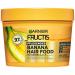 Garnier fructis nourishing bananas Leave-in for dry hair and more smoothness application as rinsing mask or leave-in lipid complex without silicones hair food 3in1 400ml 400 ml (1 Pack)