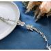Resweky Bride Wedding Flower Hair Comb Silver Rhinestone Bridal Hair Pieces Bride Hair Side Comb Hair Accessories for Women and Girls - Buy Online on GoSupps.com