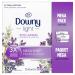 Downy Light Mega Dryer Sheets Fabric Softener Dryer Sheets White Lavender 120 Count