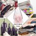 50 Pcs Translucent Travel Shoe Bags - Large Clear Shoe Storage Organizers for Men and Women - Buy Online on GoSupps.com