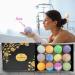 XXL Bath Bomb Gift Set - 12 Organic 5 oz Bath Bombs for Spa Relaxation. Perfect Holiday Gift for Men & Women - Buy Online on GoSupps.com