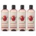 sarcia.eu ITINERA - Apple Trentino protective shower gel 95% natural ingredients 370 ml 4 pieces