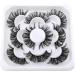 Lanflower Russian D Curl Wispy Strip Lashes - Natural Look 3D False Eyelashes Pack - Buy Online on GoSupps.com