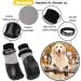 Fanshiontide Waterproof Dog Shoes Dog Boots Anti-Slip Dogs Paw Shoes Adjustable Straps Paw Protectors for Small Medium Dogs Indoor Outdoor Walking 4pcs XL - Buy Online on GoSupps.com
