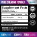 Creatine Monohydrate Micronized Powder 5000mg - 100% Pure Unflavored Muscle Building Supplement - Keto Friendly 60 Servings - Buy Online on GoSupps.com