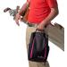 Buy Athletico Golf Shoe Bag - Zippered Mesh Ventilation & External Pocket Black/Pink | Ideal for Golfers - Buy Online on GoSupps.com