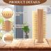 Amaxiu 2-Piece Wooden Double-Sided Nail Brushes for Effective Nail Cleaning | Stiff Bristles for Fingernails & Toenails | Essential Makeup Accessories - Buy Online on GoSupps.com