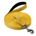 Demigreat tow lines for dogs 3m / 5m / 10m / 15m / 20m Robust long dog leash reflective training leash with padded handle and hand loop training leash for small to large dogs 15m / 50ft yellow