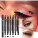 Liquid Eyeliner Pen Makeup Pen with Stamp Waterproof and Non-Slip Women's Cosmetic for Travel Dates Weddings and Parties - Buy Online on GoSupps.com