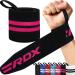 RDX wrist bandages fitness strength sport approved IPL UPA 45cm Bandage Wrist Wraps Straps wrist support wrist bandage strength training Weightlifting accessories men train aid pink black