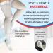 ITA-MED Anti-Embolism Thigh High Compression Stockings - 18 mmHg for Men & Women | Soft Breathable Inspection Toe Hole - Medium White - Buy Online on GoSupps.com