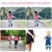 4 in 1 Toddler Harness Leash | Baby Anti Lost Wrist Link | Child Safety Tether | Walking Harness Wristband Assistant Strap Belt - Rose Red - Buy Online on GoSupps.com