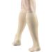 Truform 20-30 mmHg Compression MicroFiber Stockings for Men & Women - Knee High Closed Toe Beige Large (1 Pair) - International Shipping Available - Buy Online on GoSupps.com
