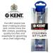 Kent KFM4 Anti Static Hair Brush - Small Folding Brush for Men's Daily Grooming | Frizz Free Styling with Mens Hair Products | Made in England - Buy Online on GoSupps.com