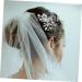 minkissy Hair Side Comb hand drill hair wedding headgear bride hair comb rhinestones hair accessories Zinc alloy the flowers Iron sheets hair comb wedding hair comb bride - Buy Online on GoSupps.com