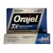 Orajel Oral Pain Reliever Gel for Mouth Sores Maximum Strength - 0.42 oz, Pack of 2