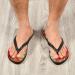 Mnsruu Musical Note Love Vintage Flip Flops | Stylish XXL Sandals for Men & Women | Perfect Home Spa & Travel Slippers - Buy Online on GoSupps.com