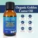 QUEEN OF THE THRONES Organic Golden Castor Oil | 100% Pure Certified Organic Hexane-Free Extra Virgin | Moisturizing & Conditioning Oil for Skin Hair & Nails (100 ml- 3.4oz) 100ml - Buy Online on GoSupps.com