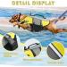 Alagirls Little Dog Lifeguard Vest - Reflective Safety Life Jacket for Small Dogs | Pet Life Preserver with Rescue Handle - Yellow (48-58cm Chest) - Buy Online on GoSupps.com