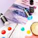 ABEIER Iridescent Acrylic Paint Set - 18 Chameleon Colors - 2oz/60ml Bottles - Non-Toxic, High Viscosity Paint for Rocks, Crafts, Canvas, Wood, Fabric, Ceramic & Stone - Buy Online on GoSupps.com