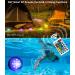Nalezuns 13 LED Underwater Pool Lights - RGB Color Changing Decorative Lights with Remote Control for Pools Fountains Ponds & Aquariums - Set of 4 - Buy Online on GoSupps.com