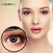 Buy Naturally Acting Hazel Brown Contact Lenses | 3-Month Wear | Free Case Included - Buy Online on GoSupps.com