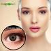Shop Design Lenses: Natural Hazel Brown Contact Lenses 3-Month Wear Free Case | International Shipping - Buy Online on GoSupps.com