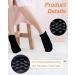 Moisturizing Socks - 2 Pairs for Dry Cracked Feet | Silicone Heel Spa Socks - Black & Grey Foot Care - Buy Online on GoSupps.com