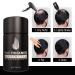 Hair Building Fibers for Men & Women - Unscented Plant-Based Hair Loss Concealer for Thinning Hair, Balding & Receding Spots - Black - Buy Online on GoSupps.com