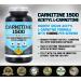 Carnitine 1500 - Maximum Strength Acetyl L-Carnitine Supplement for Energy, Memory, Focus & Weight Loss - 120 Vegetarian Capsules - Buy Online on GoSupps.com