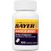 Bayer Aspirin 500mg Coated Tablets | Extra Strength Pain Relief | 100ct - Buy Online on GoSupps.com