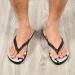 Mnsruu Dog Paw Print Red Heart Flip Flops - Stylish Comfort for Home Hotel Spa & Travel - Unisex M for Men & Women - Buy Online on GoSupps.com