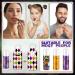 36 Pack Halloween Lip Balm & Keychain Set - Ghost Spiderweb Skull & Bat Lip Moisturizers for Party Favors & Basket Stuffers - Buy Online on GoSupps.com