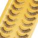 Cat Eye False Eyelashes | Natural Wispy 3D Lashes | Clear Band Extensions | Soft Handmade Fake Lashes Pack - Zanlufly - Buy Online on GoSupps.com