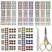 Dovesun Fishing Lure Eyes Kit - Various Sizes for Fly Tying and Lure Making - A-444pcs, B-288pcs, C-695pcs - Buy Online on GoSupps.com