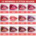 Glitter Lip Gloss Set - 12Pcs High Shine & Flavored Lip Gloss for Girls and Women - Buy Online on GoSupps.com