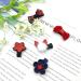 Hayaww 5 PCs Dog Hairpins & Clips - Premium Pet Accessories for Small Dogs & Cats (Red) - Stylish Hair Loops & Arches - Buy Online on GoSupps.com
