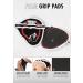 Gorilla Wear Palm Grip Pads Black/Red - One Size | Enhance Your Workout Grip - International Shipping Available - Buy Online on GoSupps.com