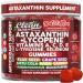 Clean Nutra AstaZen Astaxanthin Complex Gummies 12mg w/Lycopene Pure Vitamin A C D E L-Tyrosine Selenium Premium Berry Banana Eye Skin Immune Support Supplement 60 Count