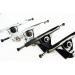 VJ Longboard Skateboard Trucks 7 178mm 50 Reverse Kingpin for Downhill, Pintail, Freeride - Set of 2 (Black) - Buy Online on GoSupps.com
