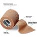 Beige Self Adhesive Bandage Wrap - 2 x 5 Yards - 14-Pack - Elastic Cohesive Wrap for Sports Injuries - Ideal for People & Pets - Buy Online on GoSupps.com