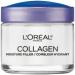 L'Oreal Collagen Face Moisturizer Skin Care Day and Night Cream Anti-Aging Face Cream to Smooth Wrinkles I Non-Greasy - 3.4 Ounce