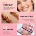 Erinde Blush Palette Contour & Highlighter Pallet Mineral Powder Blusher All in One Makeup Palette for Cheeks Face Bronzer Shimmer & Matte Finish Natural Glow Blendable Cruelty Free - Buy Online on GoSupps.com