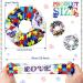 Autism Awareness Hair Scrunchie Set - 10 Pieces | Puzzle Piece Hair Ties for Women and Girls | Autism Acceptance Accessories - Buy Online on GoSupps.com