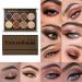8 Colors Nude Eyeshadow Palette - Long Lasting Professional Makeup with Shimmer & Matte Finishes | Multi Reflective & Glitter Eye Shadow Kit | International Shipping - Buy Online on GoSupps.com