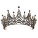 SWEETV Tiaras and Crowns for Women  Wedding Tiara for Bride  Rhinestone Queen Crown  Crystal Costume Hair Accessories for Birthday Prom Quinceanera Celebration Black