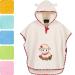Morning star Badeponcho Children Baby Girl Boys 100% cotton Oeko-Tex Baby Bathing towel hooded towel bathrobe ferry 1-3 years of cream-sleepy sheep