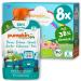 Pumpkin Organics Bio Vegetable Cereal Quets 8 Pack pear peas spinach gurke coconut rice without added sugar - for babies from the 6th month - gluten -free & vegetarian (8x100g)