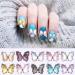50 Pieces 3D Butterfly Style Nail Charms - Rhinestones, Diamonds, Glass Crystals - Nail Art Accessories - Buy Online on GoSupps.com