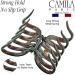 Camila Paris AD718 Octopus French Hair Clip for Thick Hair - Large No-Slip Grip Claw Clip for Curly, Wavy, Long Hair - Made in France (Tortoise Shell) - Buy Online on GoSupps.com